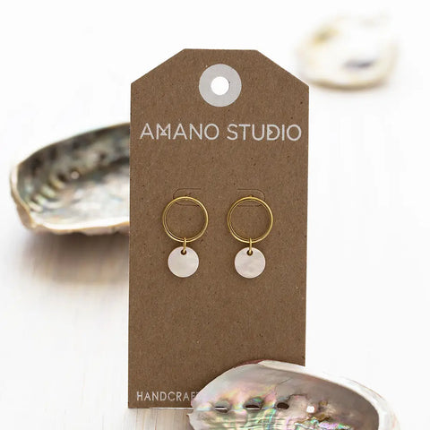 Amano Studio - Playa Studs - Abalone or Mother of Pearl