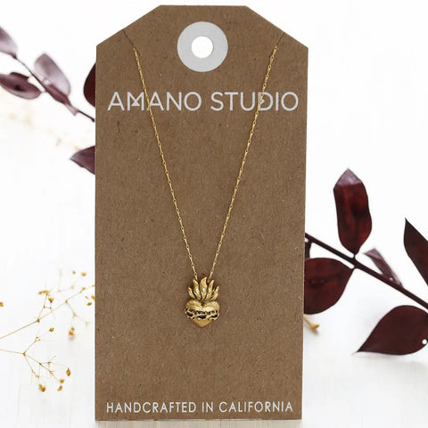 Amano Studio - Corazon Sagrado Necklace