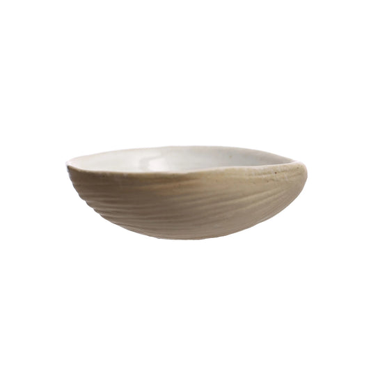 Stoneware Shell Dish