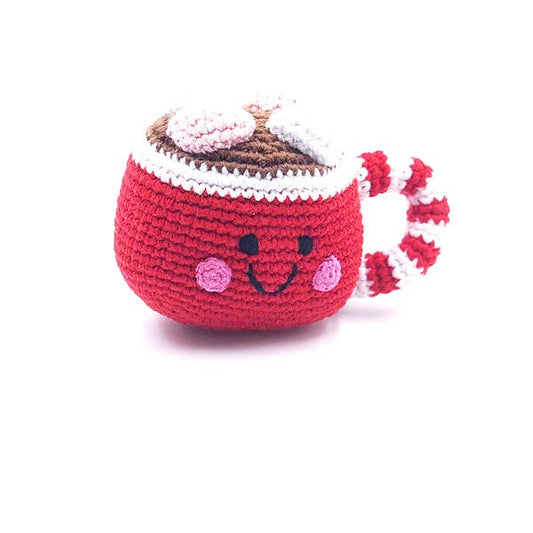 Pebble: Friendly Christmas Rattle - Hot Chocolate