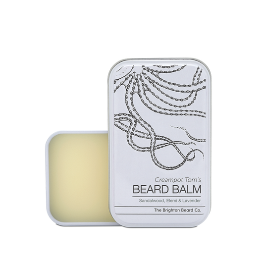 The Brighton Beard Co. - 40ml Creampot Tom's Sandalwood, Elemi, Lavender Beard Balm