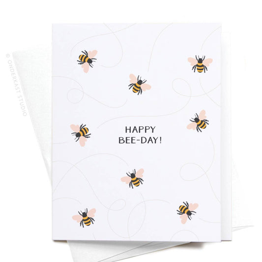 onderkast studio - Happy Bee-day! Greeting Card