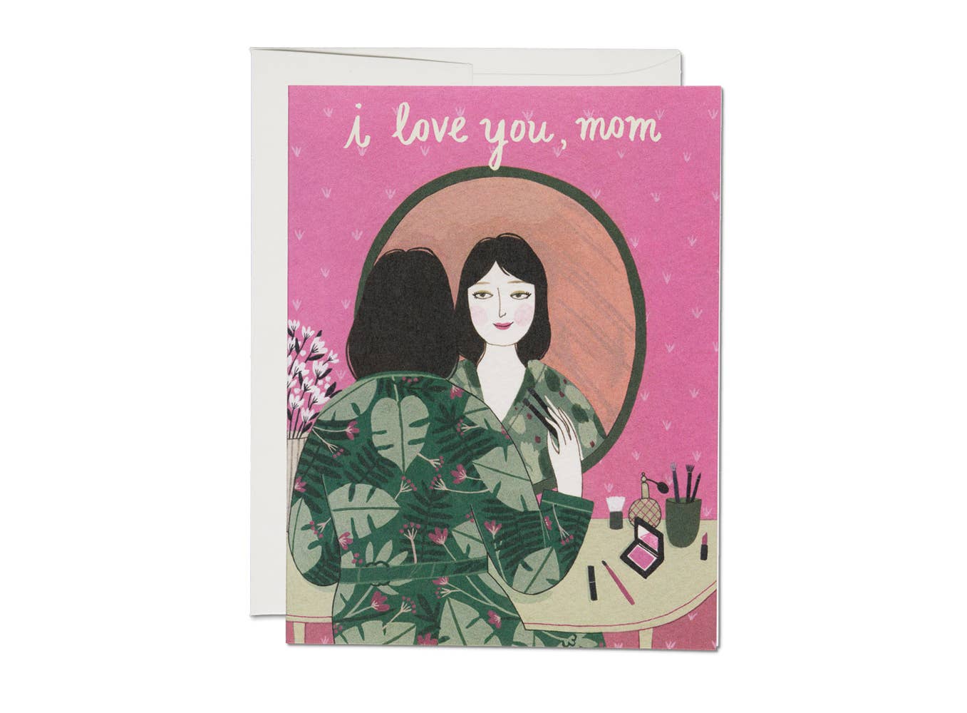 Red Cap Cards - Mother's Powder Room Mother's Day greeting card*