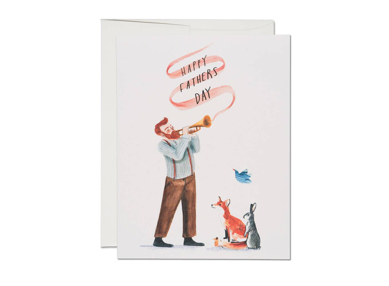 Red Cap Cards - Father's Day Trumpet Father's Day card*