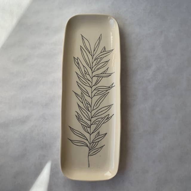 CSF Ceramics - Long Platter : Willow