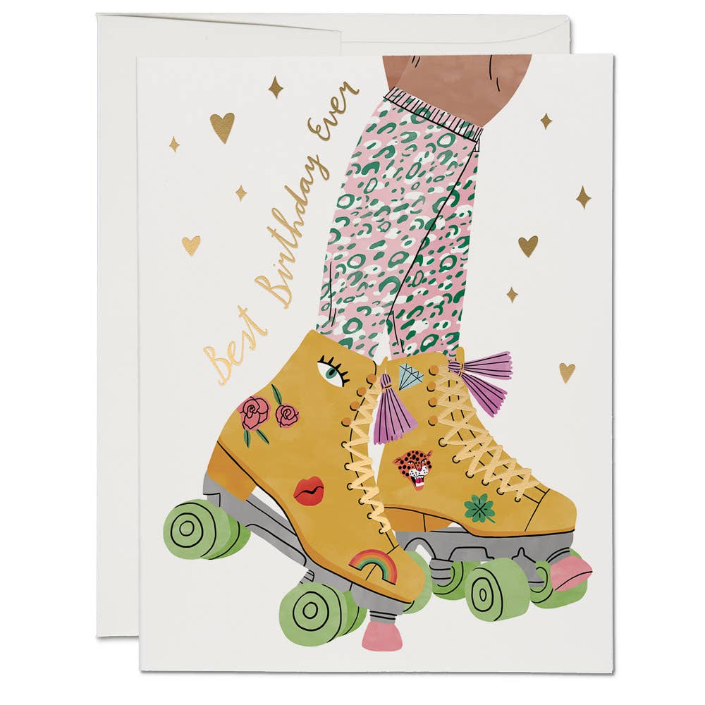 Red Cap Cards - Roller Skate