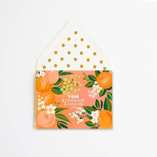 The First Snow - Your Kindness Overwhelms Me Card