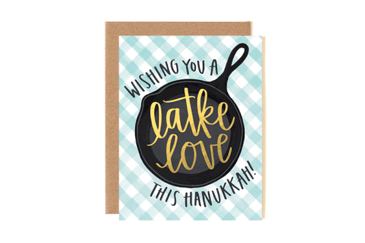 1canoe2 | One Canoe Two Paper Co. - Latke Love Hanukkah Greeting Card Stationery