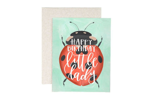 1canoe2 | One Canoe Two Paper Co. - Ladybug Birthday Greeting Card Stationery