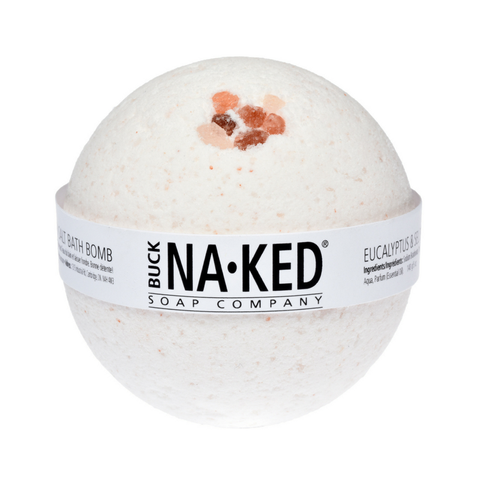 Buck Naked Soap Company - Eucalyptus & Himalayan Salt Bath Bomb