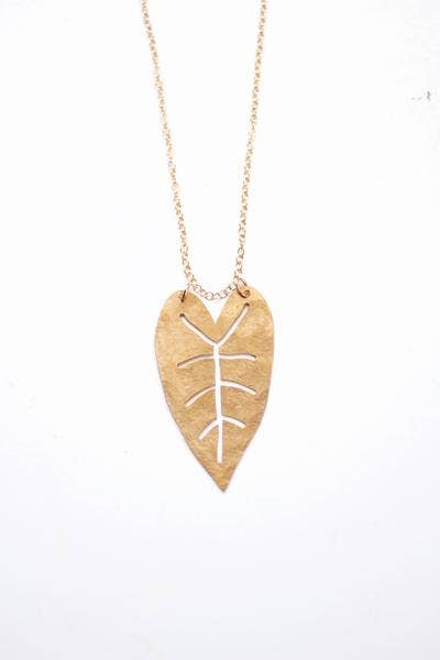Pauline Stanley Studio - Heart Leaf Necklace