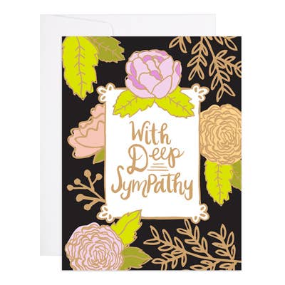 9th Letter Press - With Deep Sympathy