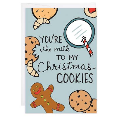 9th Letter Press - Xmas Cookies - Mini Card
