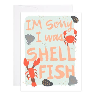 9th Letter Press - Shell Fish