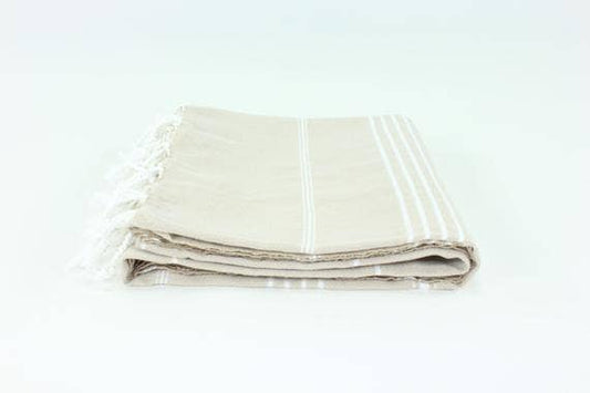 TURKISH LINEN & TOWELS, LLC - Turkish Classic Striped Peshtemal Towel