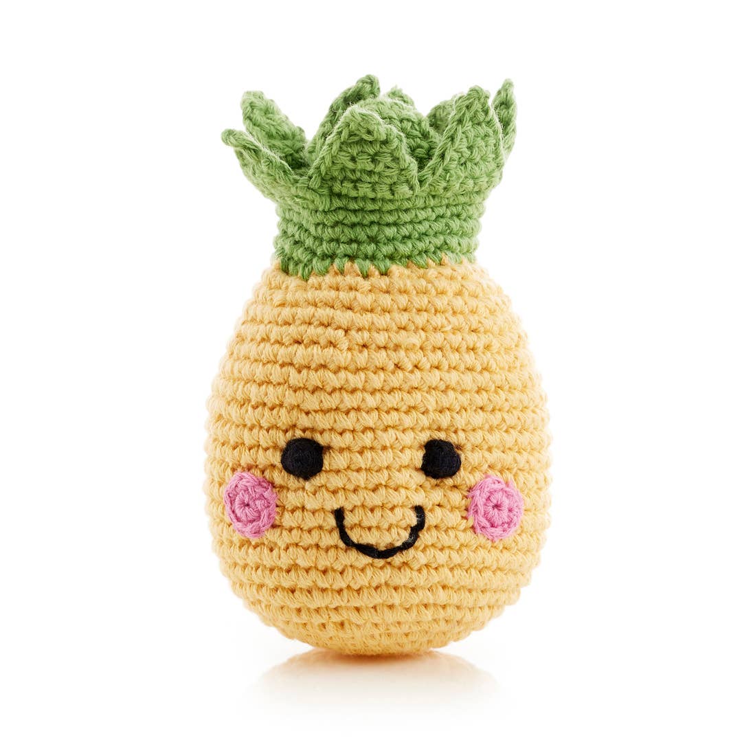 Pebble: Friendly Pineapple Rattle