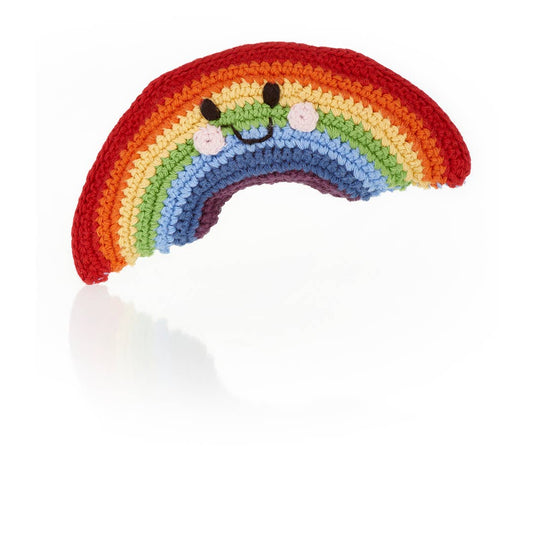 Pebble: Friendly Rainbow Rattle