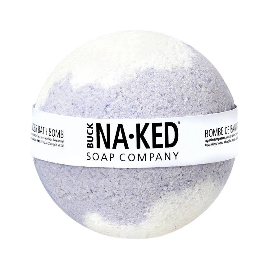 Buck Naked Soap Company - Lemon + Lavender Bath Bomb