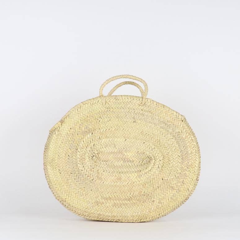 SOCCO Designs - Mykonos Oval Straw Bag