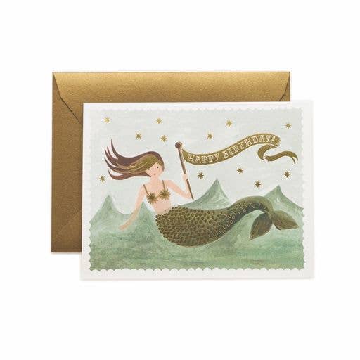 Rifle Paper Co. - Vintage Mermaid Birthday Card