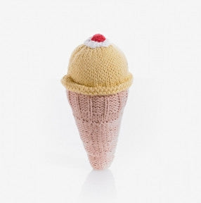 Pebble: Vanilla Cone Rattle