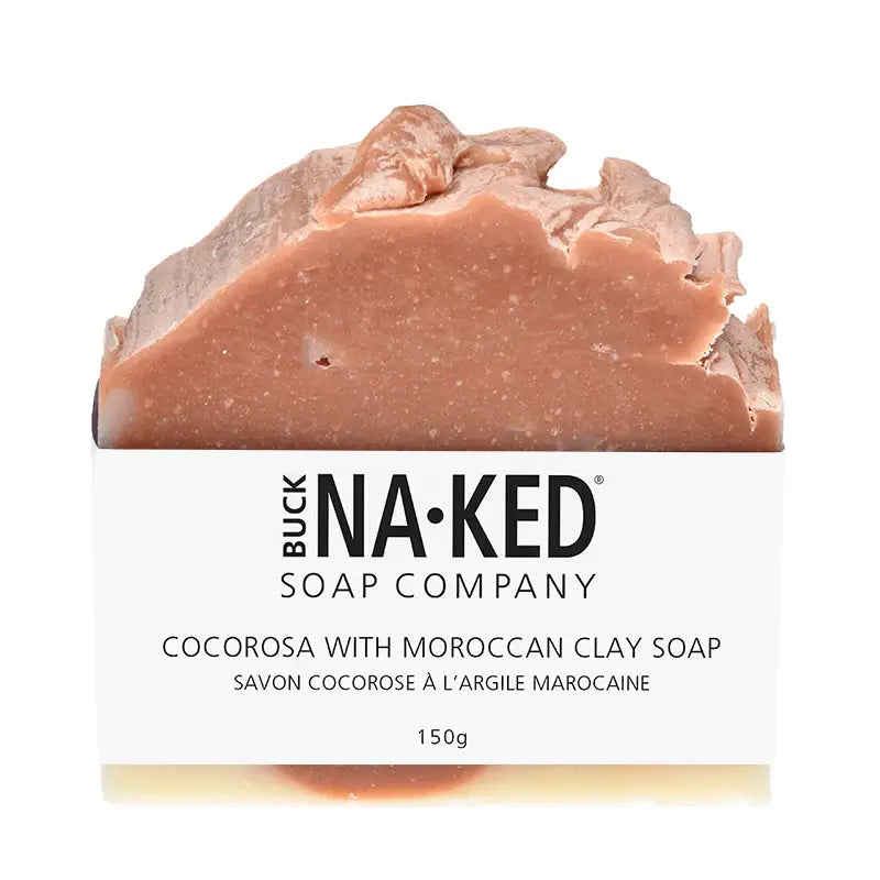 Buck Naked Soap Company - CocoRosa & Moroccan Clay Soap - 150g/5oz