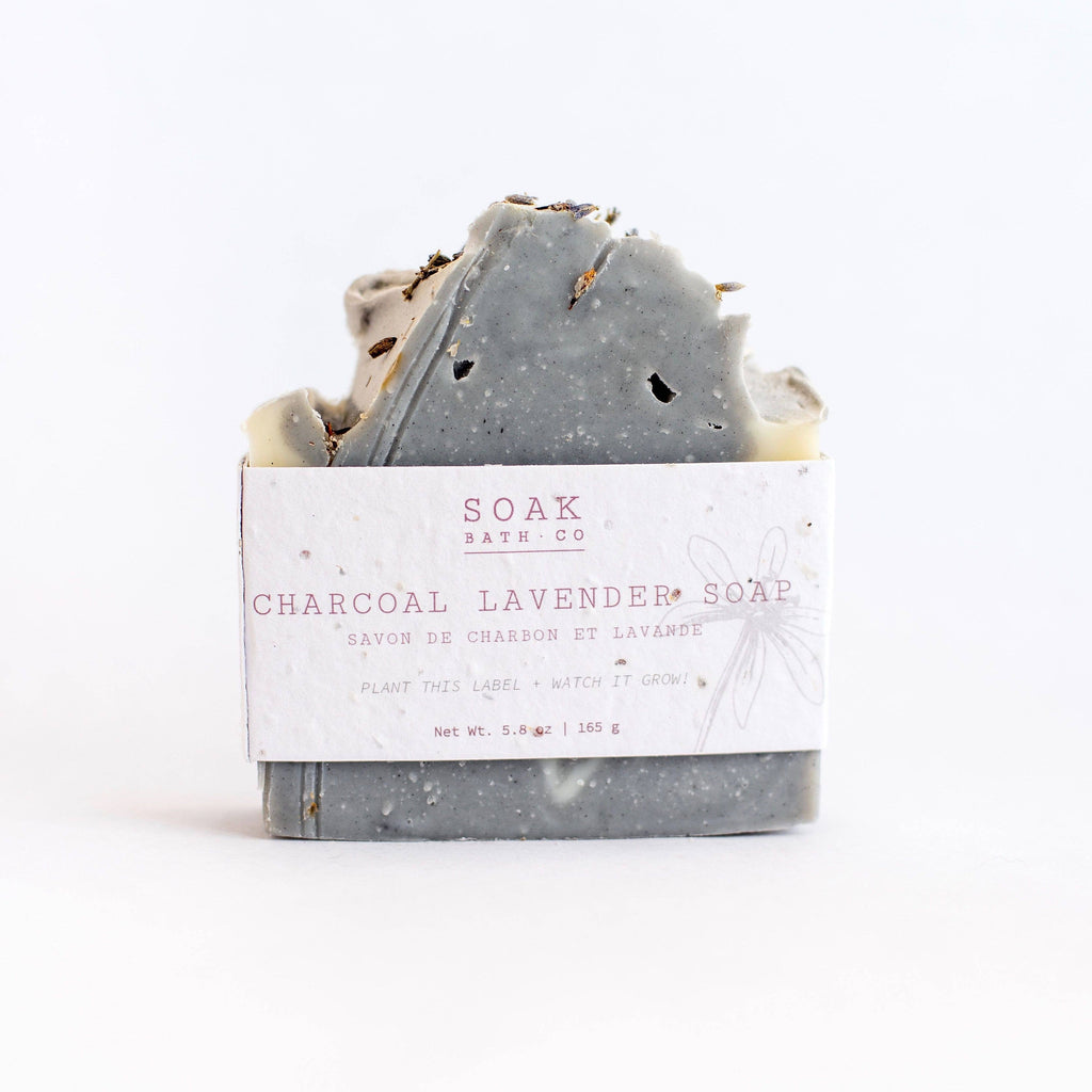 SOAK Bath Co - Charcoal Lavender Soap