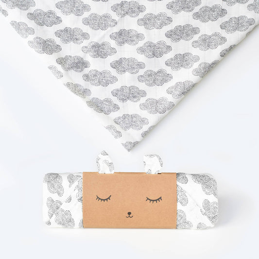 Wee Gallery - Organic Muslin Swaddle - Cloud