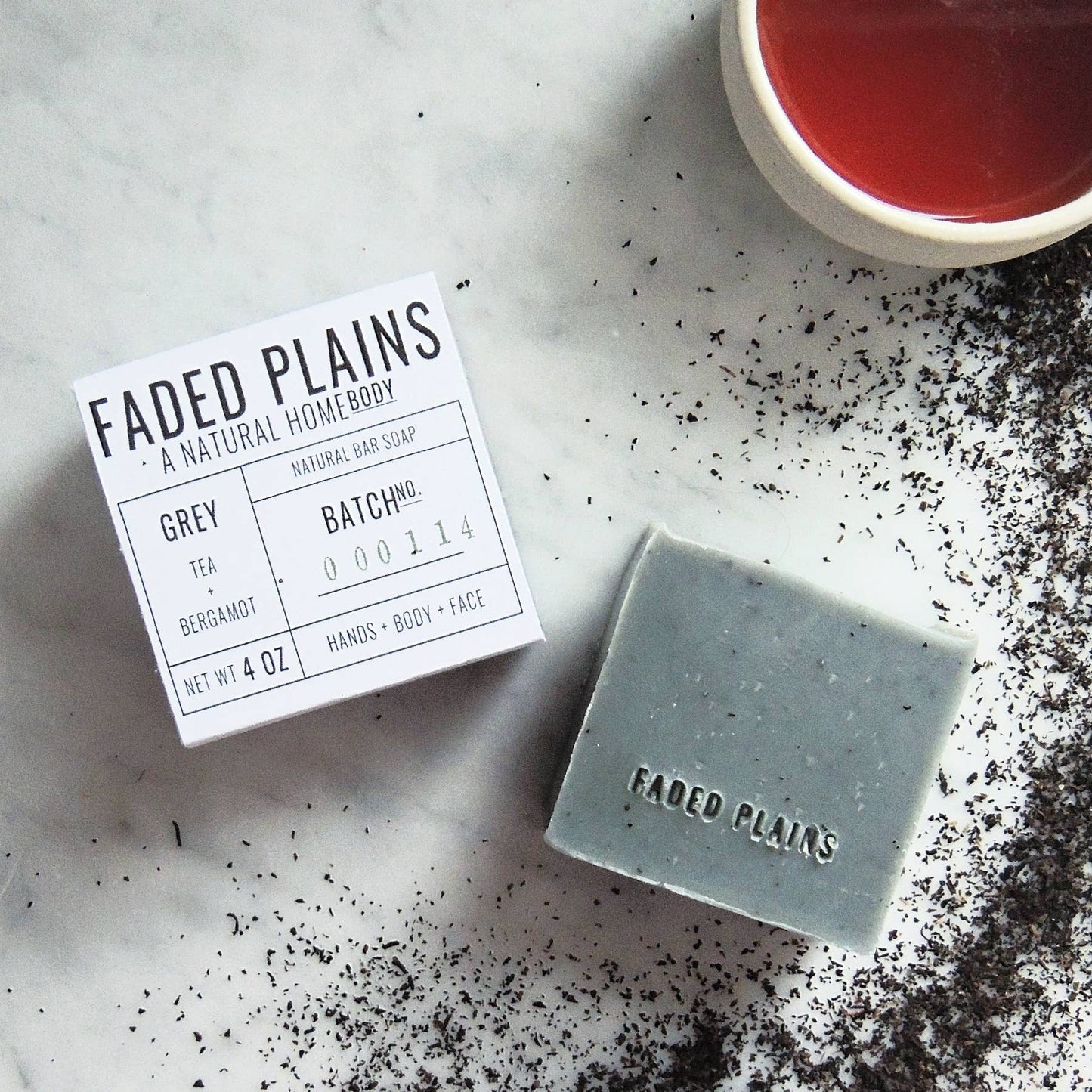 Faded Plains - Grey | Small Batch Bar Soap