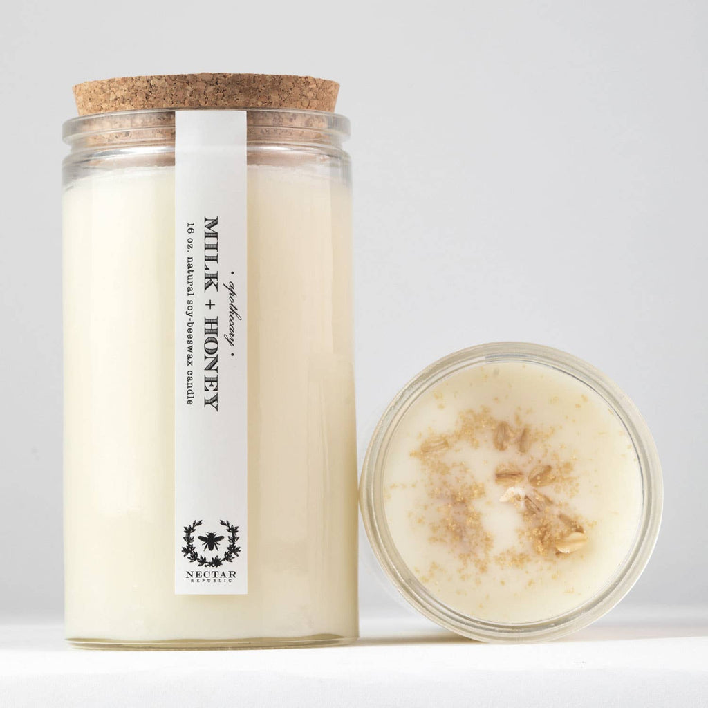 Nectar Republic - Milk + Honey : Apothecary Candle