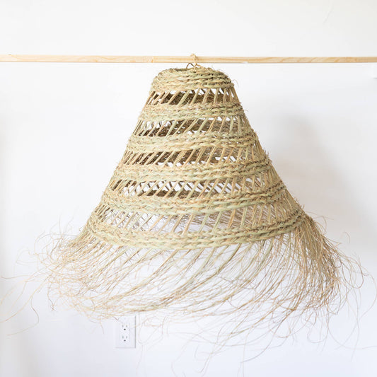SOCCO Designs - Large Namib Light Pendant - Moroccan Straw Light Shade