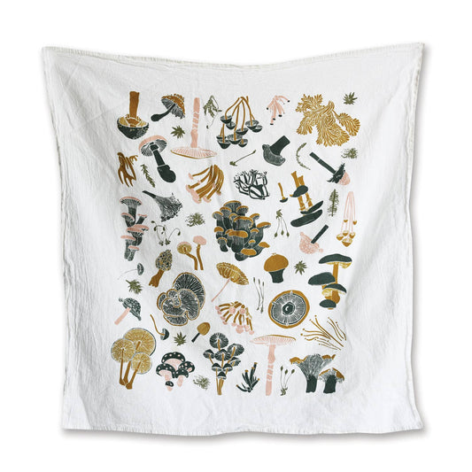 June & December - Mosses + Mushrooms Towel