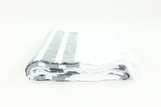 TURKISH LINEN & TOWELS, LLC - Premium Turkish Herringbone Pattern Towel