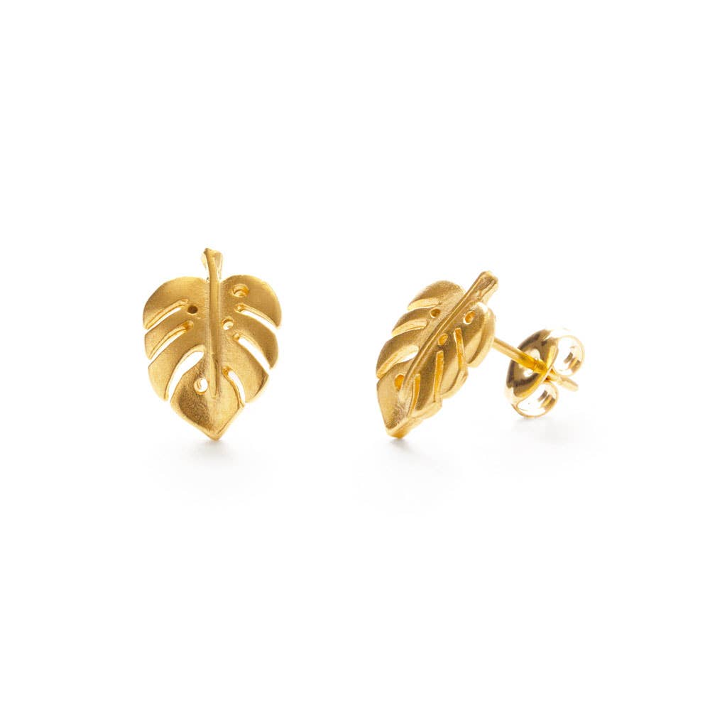 Amano Studio - Monstera Studs