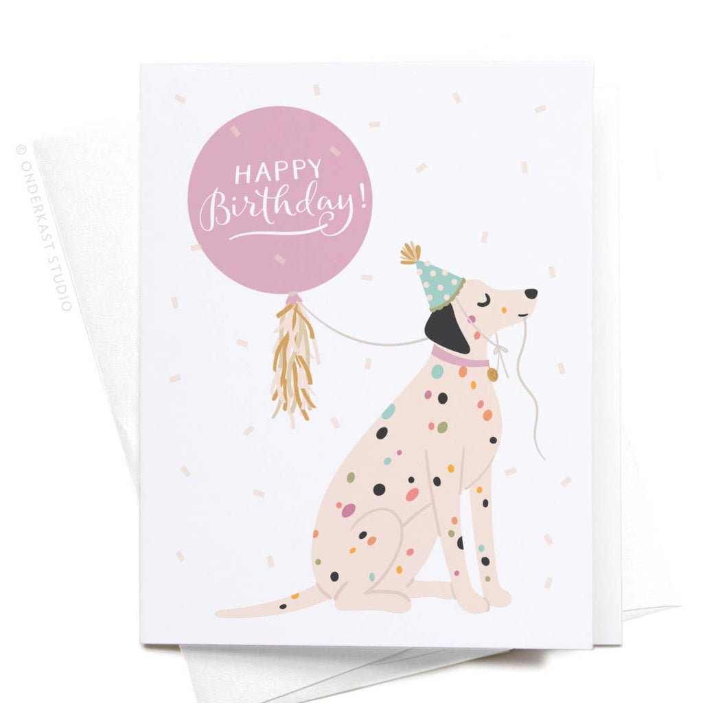 onderkast studio - Happy Birthday Dalmatian Greeting Card