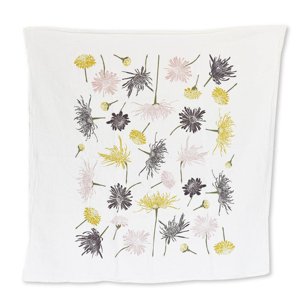 June & December - Chrysanthemums Towel