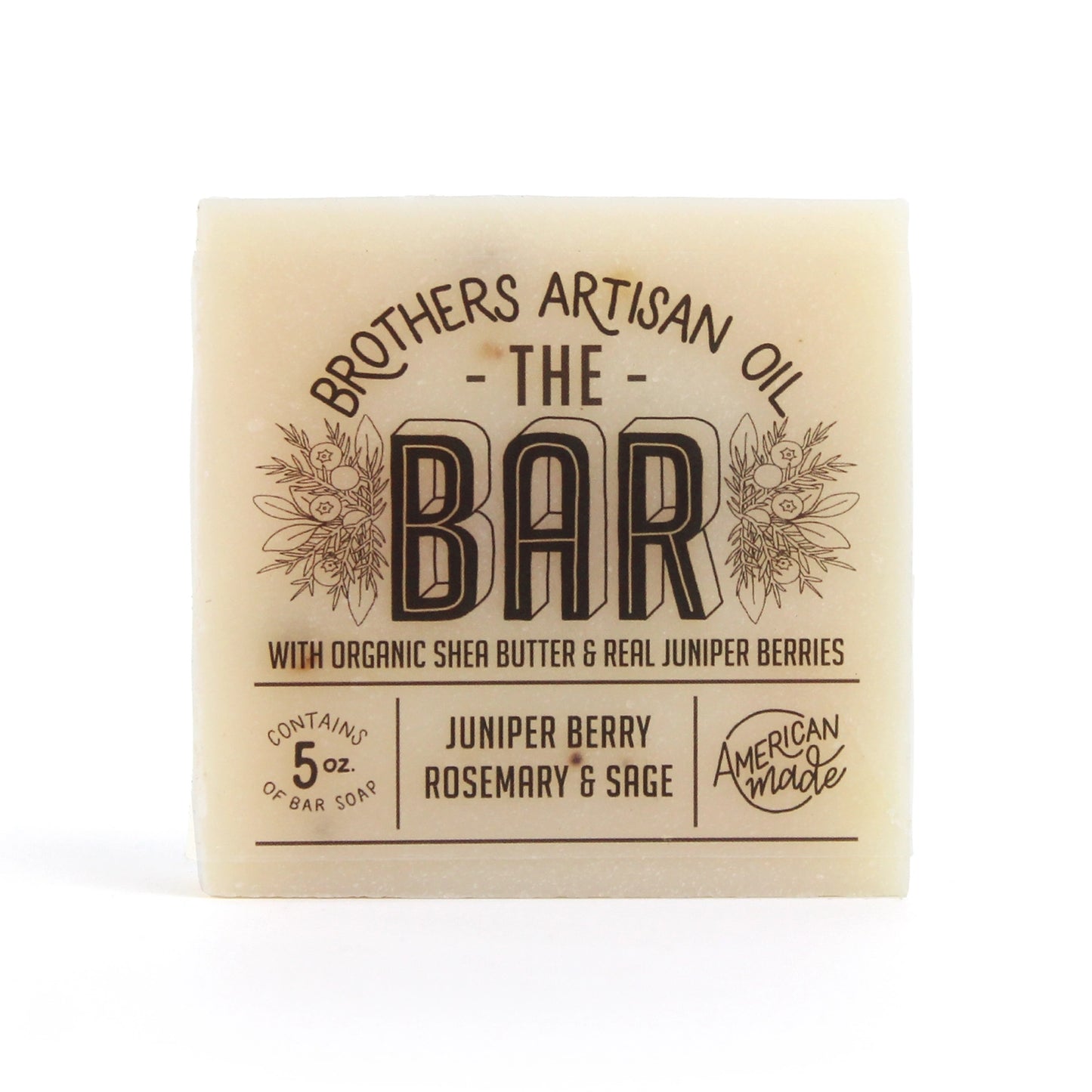 The Bar - Shea Butter Soap, Juniper Berry, Rosemary & Sage