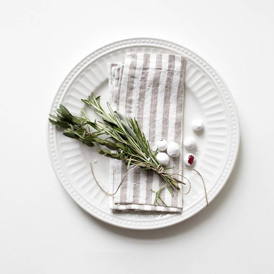 Linen Tales - Set of 2 Napkin with Stripes