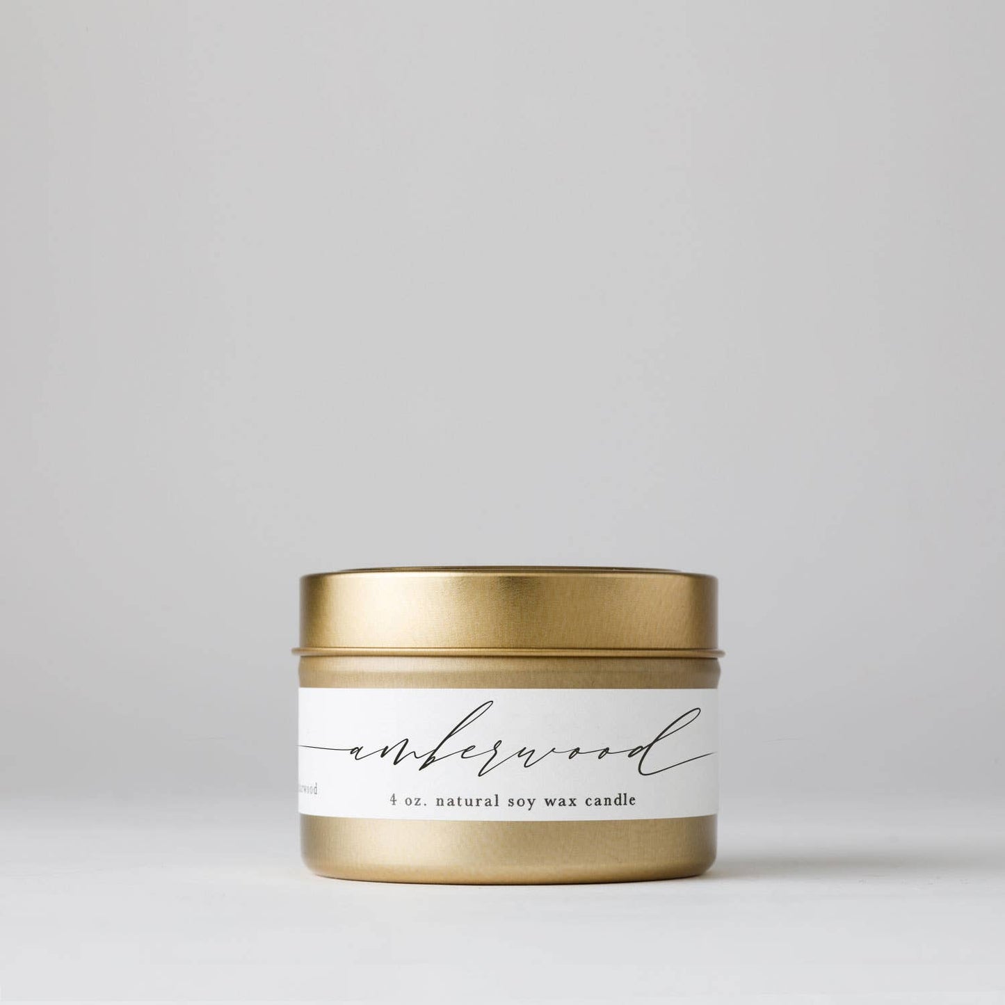 Nectar Republic - Amberwood : Tin Soy Candle - Seasonal Fall Winter Decor