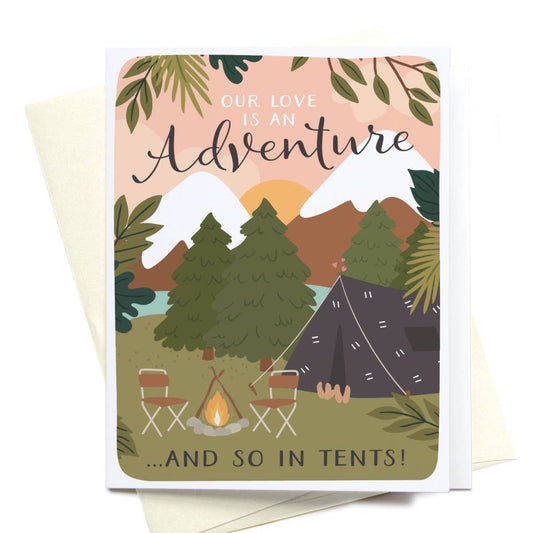 onderkast studio - Our Love is an Adventure Greeting Card