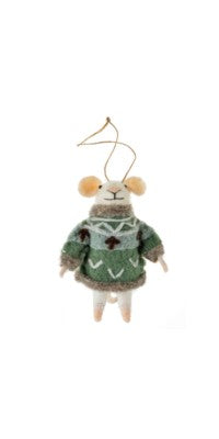Nordic Noelle Mouse Ornament