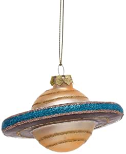 Saturn Glass Ornament