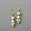 David Aubrey Jewelry - ISLE25 Flower glass cluster earrings