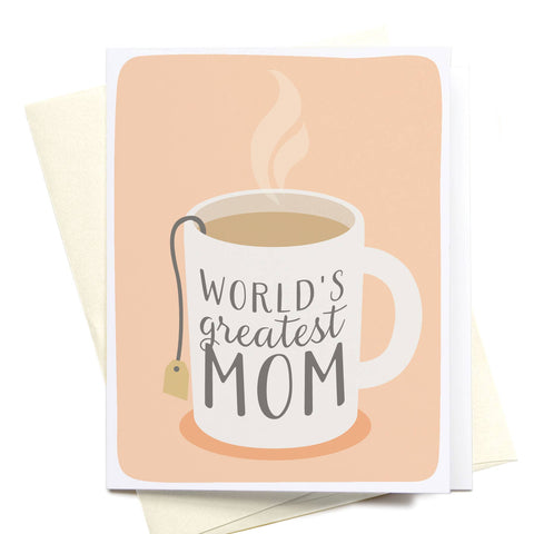 onderkast studio - World's Greatest Mom Greeting Card
