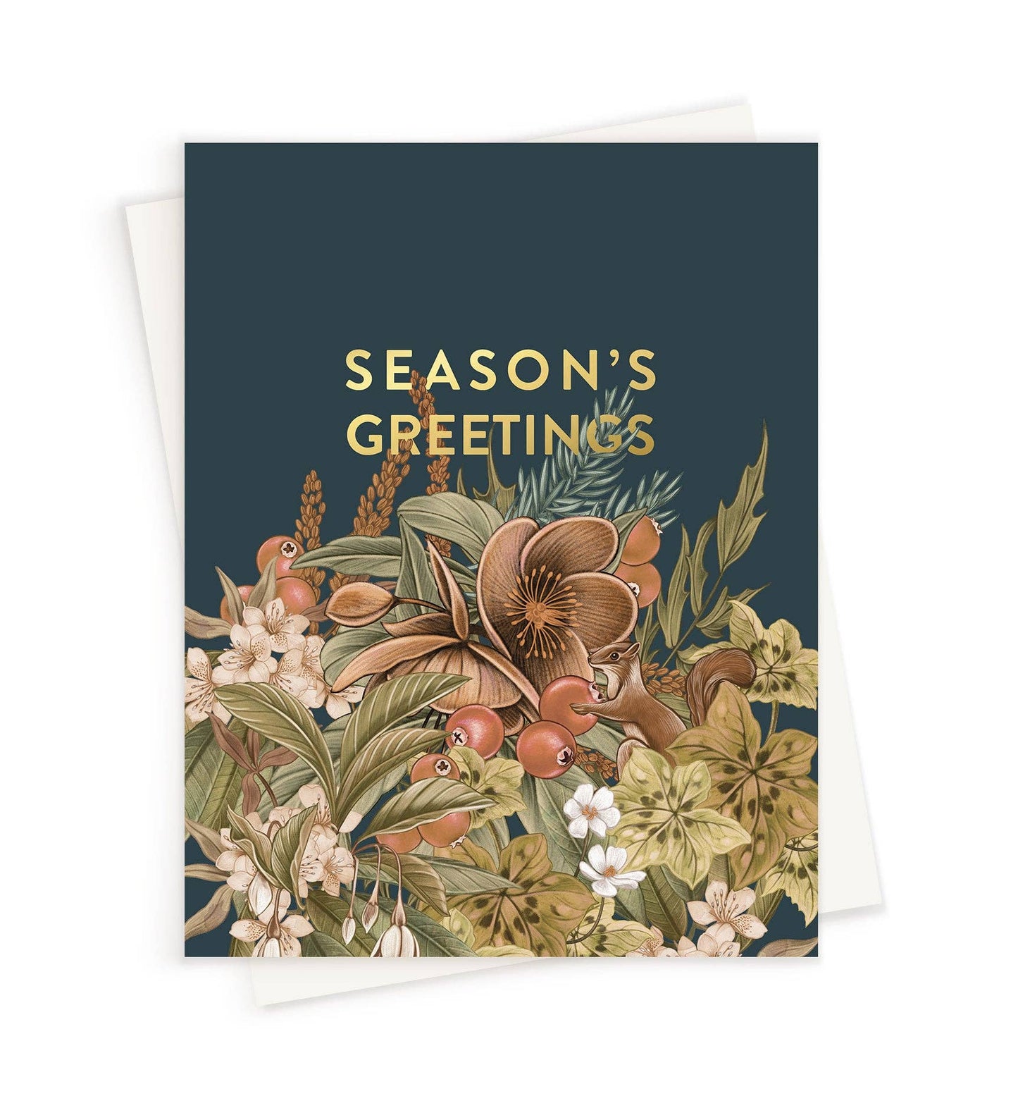 Season's Greetings Holiday Greeting Card