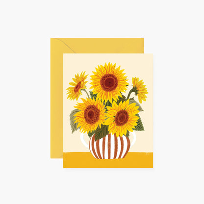 Botanica Paper Co. - SUNFLOWER VASE | greeting card