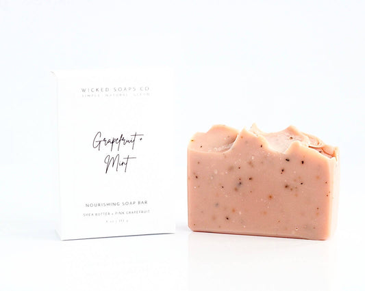 Wicked Soaps Co. - Grapefruit + Mint Nourishing Soap Bar