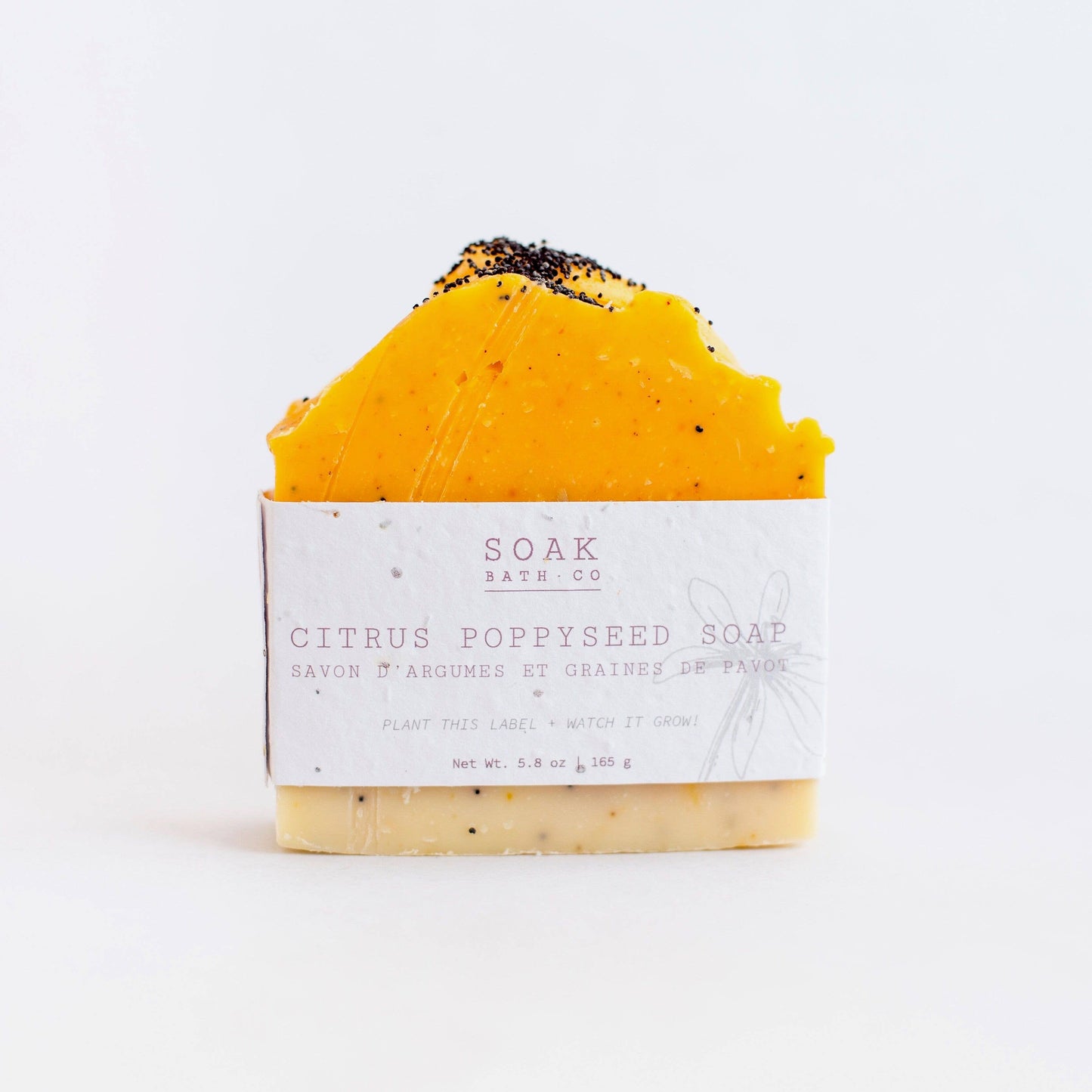 SOAK Bath Co - Citrus Poppyseed Soap