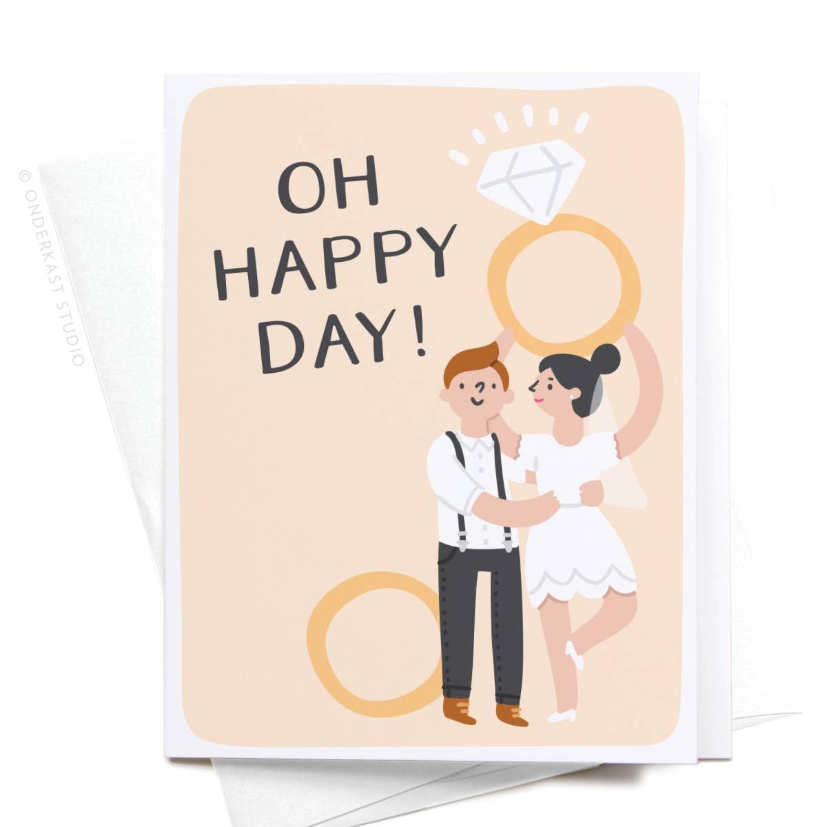 onderkast studio - Oh Happy Day! Greeting Card