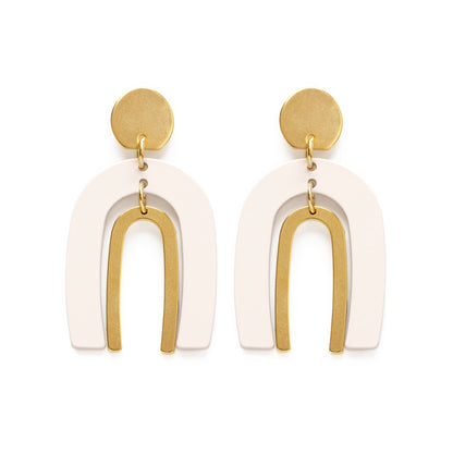 Amano Studio - Arches Earrings - Ivory